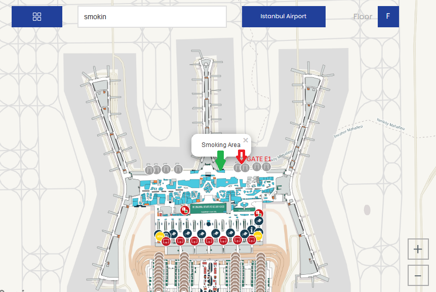 istanbul havaalanı haritası